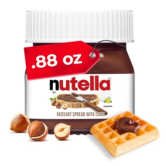 Nutella Creamy Hazelnut Spread with Cocoa, 0.88 oz