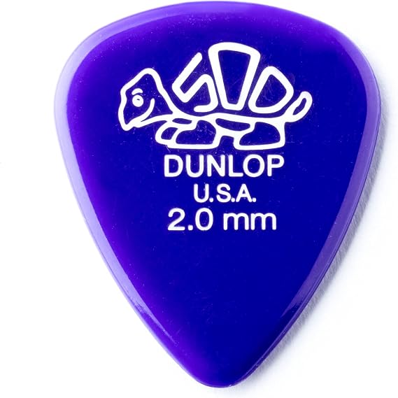 Jim Dunlop Delrin 500 Pick 2.0MM - 12 Pack