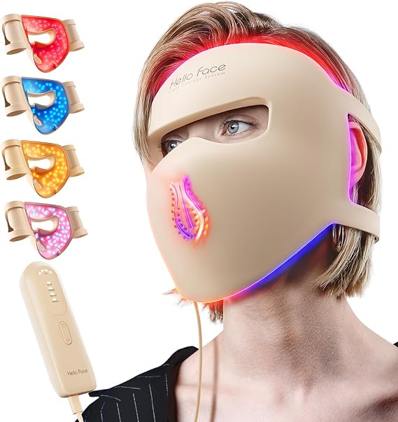 4D LED Face Mask Red Light Therapy 311 LEDs 850nm Infrared
