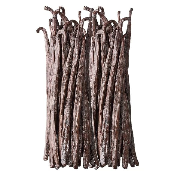 Papua New Guinea Vanilla Beans Whole Grade A Vanilla Pods for Homemade Vanilla Extract, Baking, Ice Cream, Flavoring, Vanilla Powder (8 Ounce)