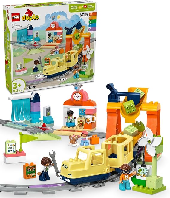 LEGO DUPLO Town Büyük İnteraktif Mahalle Treni 10428