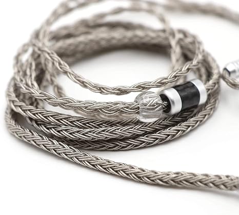 Linsoul Tripowin Zonie 16 Core Silver Plated IEM Cable, 2pin 0.78mm, 3.5mm