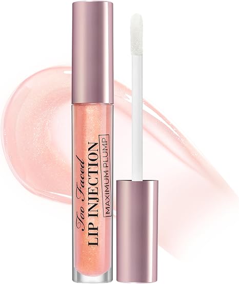 Too Faced Lip Injection Maximum Plump Extra Strength Lip Plumper Gloss | Hydrating + Plumping, 4.1ml