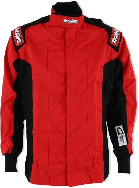 RaceQuip 131913RQP Chevron-1 FRC Race Jacket - SFI 3.2A/1 - Red - Medium