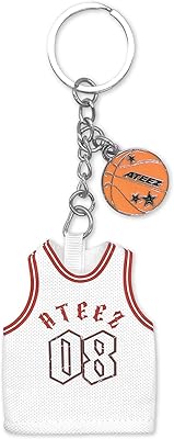 ATEEZ Official Tour Merch Basketball Uniform Keyring