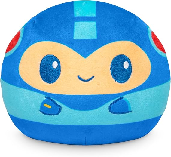 TeeTurtle Reversible Capcom Mega Man & Rush 4 Inch Flip Plush