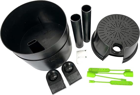 GroBuddy Self Watering Pot Insert Kit - Auto-Watering System w/LifeTestedTM Technology, 1-Gal. Water Reservoir & Level Indicator - Root-Focused Self-Watering Large Pots for Indoor Plants & Outdoor