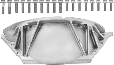 4L804L80E Transmission Dust Cover Trans Inspection Cover Kit wBolts Replacement for GM LS 4L80E Series 15765623 19259119