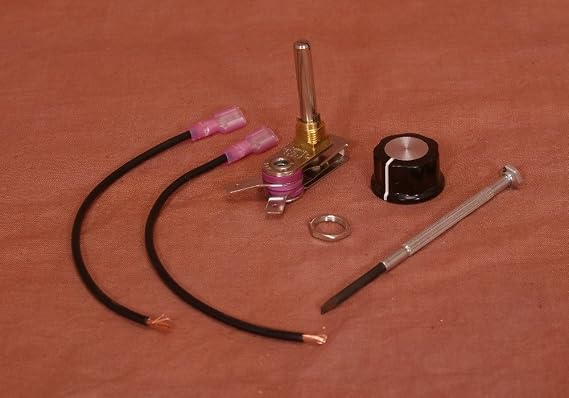 Bi-Metal Egg Incubator Thermostat Kit - Mechanical HVAC Temperature Control