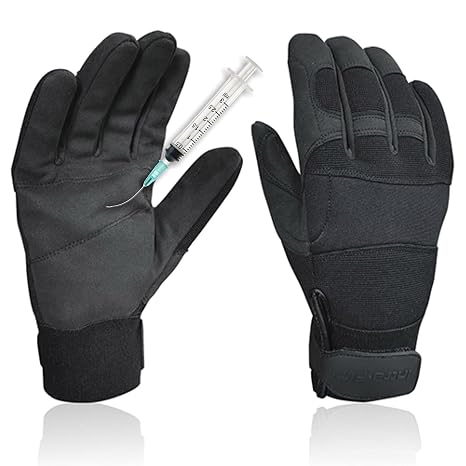 Needle Puncture Resistant Gloves, A9 Cut Resistant, Needlestick