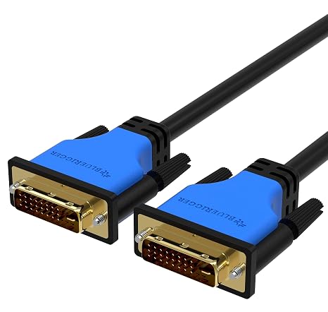 BlueRigger DVI to DVI Cable 6FT (DVI-D Cable, Gold Plated)