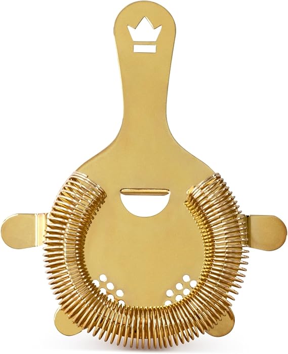 BuswellTM 4-Prong Hawthorne Strainer - Gold-Plated