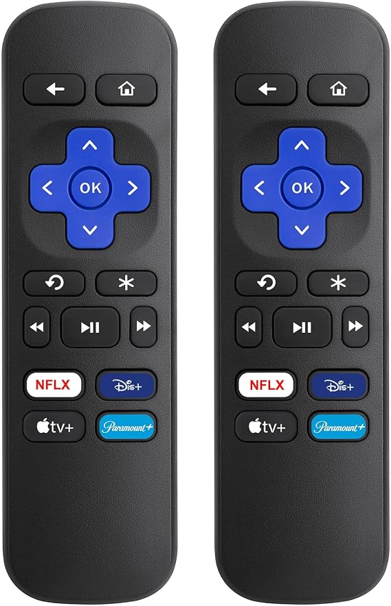 Pack of 2 Replacement Remote for Roku Box/Express/Premiere/Roku Player