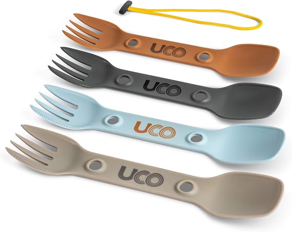 UCO Utility Spork 3-in-1 Combo Spoon-Fork-Knife Camping Utensil