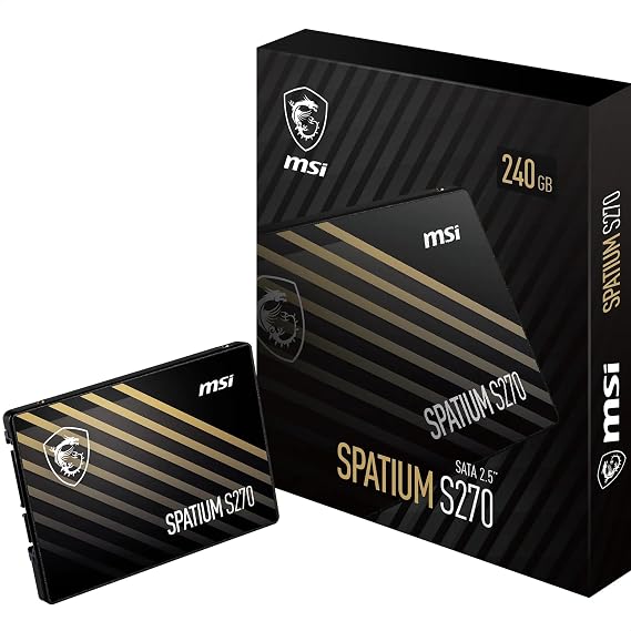 Msi Ssd Spatium S270 Sata 2.5" 240gb R:500 W:400