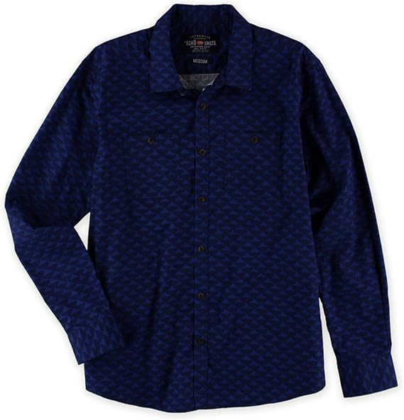 Ecko Unltd. Mens Injection Ls Button Up Shirt