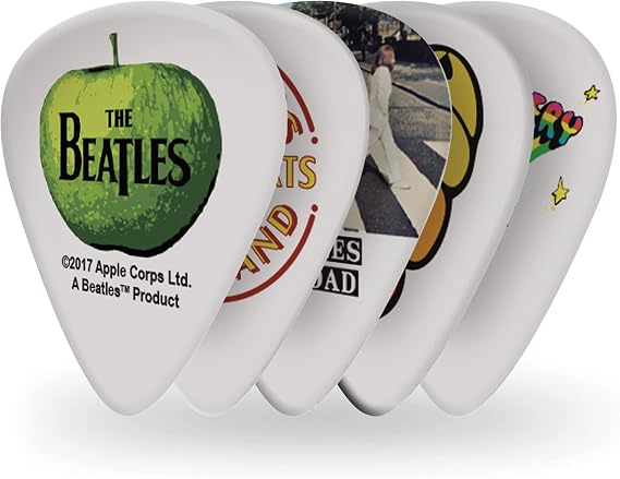 D'Addario Beatles Guitar Picks Albums Light, Tin
