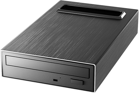 4 in 1 External Blu-ray Drive with 16x Writing Speed, USB 3.0 and Type-C External Bluray Drive for Both Mac/PC, Powerful Desktop Burner DVD Burner Optical Drive Fast Charger HDD Enclosure USB