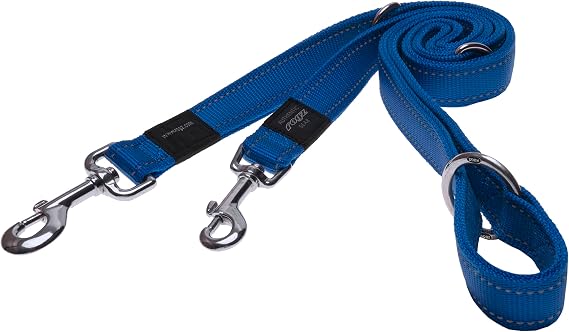 ROGZ HLM05-B Utility Leash/Lumberjack, XL, Blue