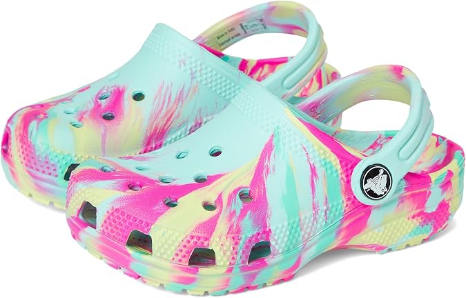 Crocs Unisex-Child Classic Watercolor Marbled Clog