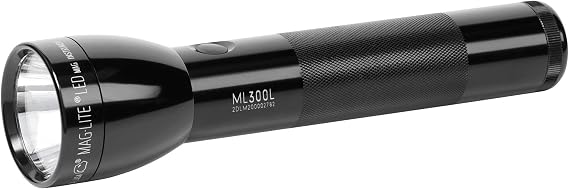 MagLite ML300L 2D LED Flashlight, Mult-Mode, Focusing Beam, Black