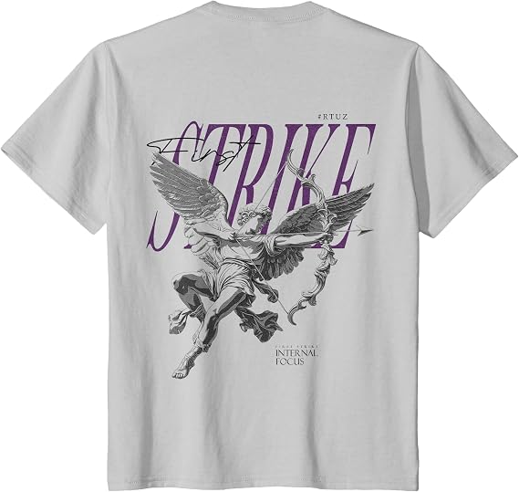 Hip Hop Vintage Edgy Urban Y2K Back Print Streetwear Angel T-Shirt