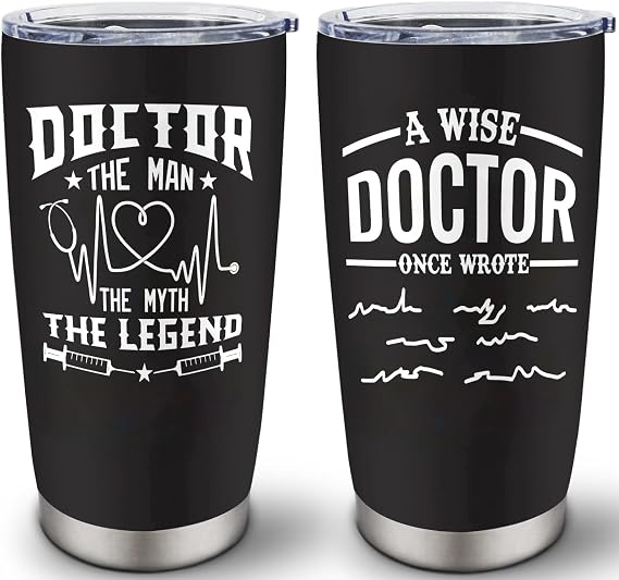 Doctor Day Gifts for Men, Appreciation Tumbler for Doctors Male