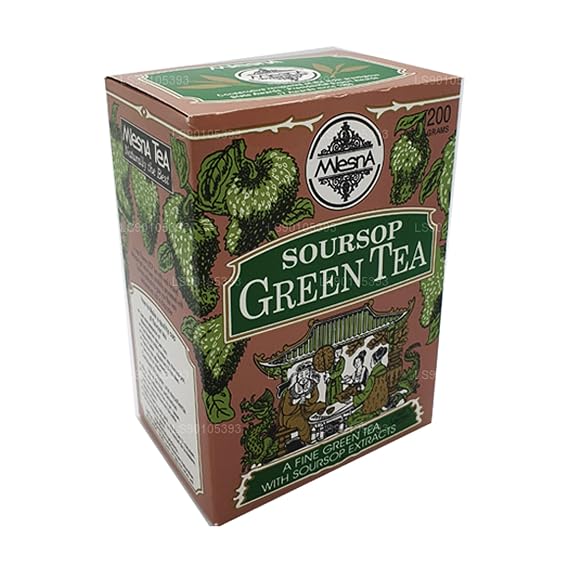 Mlesna Pure Ceylon Soursop Green Tea Graviola Loose Tea 200g (7.05 Oz)