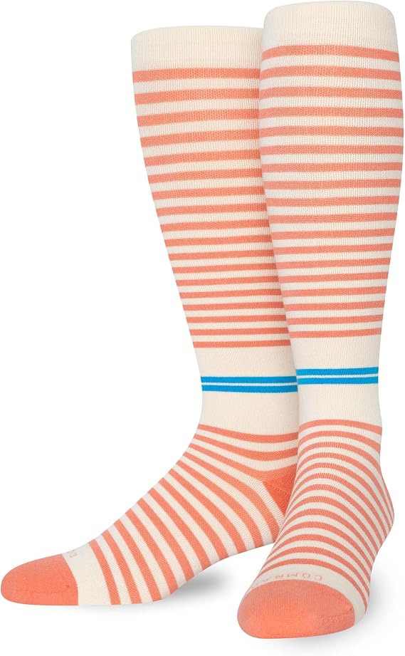 CloudCotton Compression Socks - Black/Grey