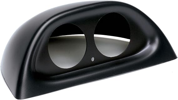 Auto Meter 10001 Gauge Works Dual Gauge Dash Pod, Black