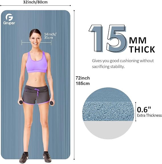 Gruper Thick Yoga Mat