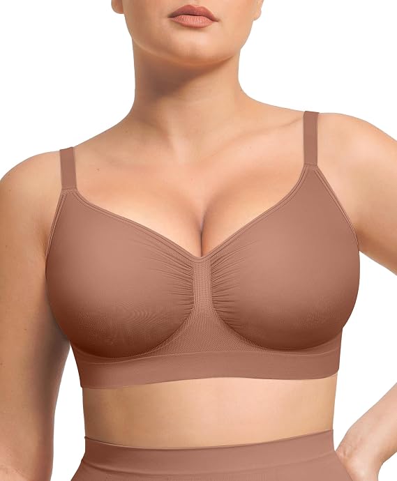 Lover-Beauty Bralettes for Women Wireless Stretch Unlined Everyday Bra