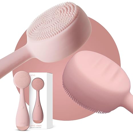 PMD Beauty Clean Facial Cleansing Brush Waterproof Silicone Face Cleanser with Sonic Technology