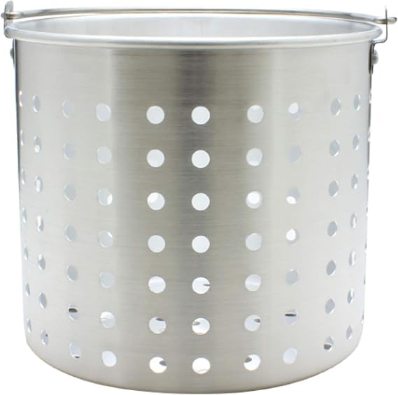 Thunder Group 16-Quart Aluminum Steamer Basket Fits ALSKSP003