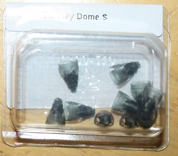 10-pack of Phonak Smokey SMALL OPEN Hearing Aid Domes