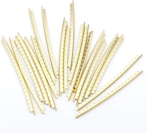 Guitar Fret Wires 20pcs 2.0mm Width Gold Tone