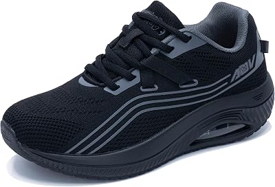 AOV Womens Walking Shoes with Arch Support Orthotic Sneakers Plantar Fasciitis Fashion Athletic Tennis Shoes