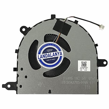 Replacement New Laptop CPU Cooling Fan for Lenovo xiaoxin 15-are 2020 ideapad 5-15ITL05 ideapad 5-15ALC05 5-15ARE05 5-15IIL05 Series DFS5K12115491N FM8S DC28000F1F0 FCC2 DC5V 0.5A Fan