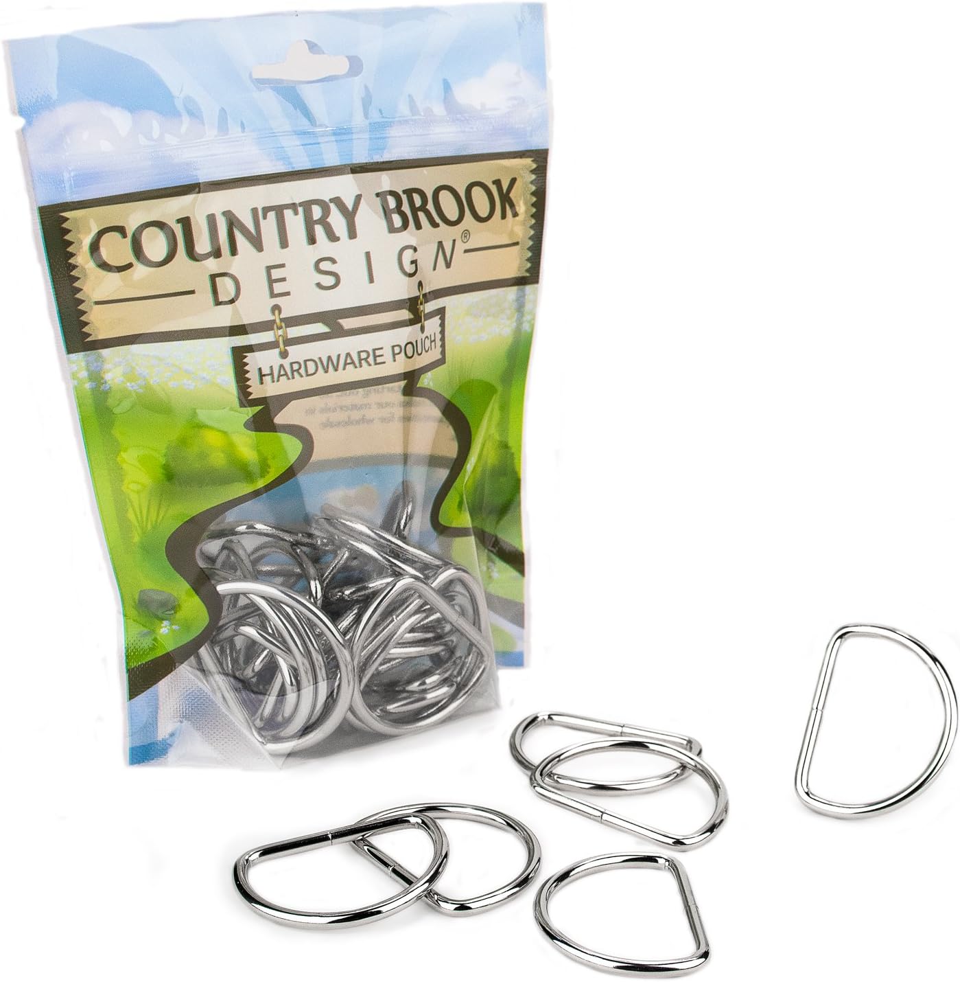 Country Brook Design - 1 1/2 Inch Welded D-Rings (10 Pack)
