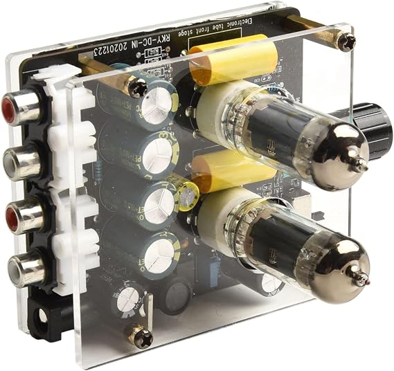 Tube Preamplifier Kit, 6J3 Vacuum Tube Preamp, HiFi Audio Buffer, Class A Amplification, DC12-16V Power, For Home Theater, Speaker System