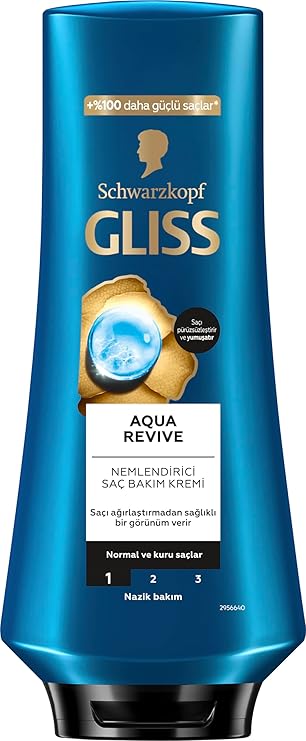 Gliss Aqua Revive Nemlendirici Saç Bakım Kremi 360 ml