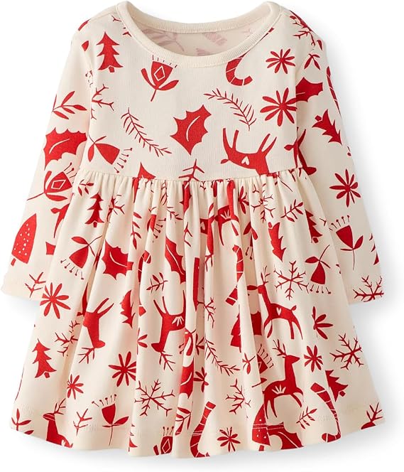 Hanna Andersson Long Sleeve Playtime Dress (Infant/Toddler)
