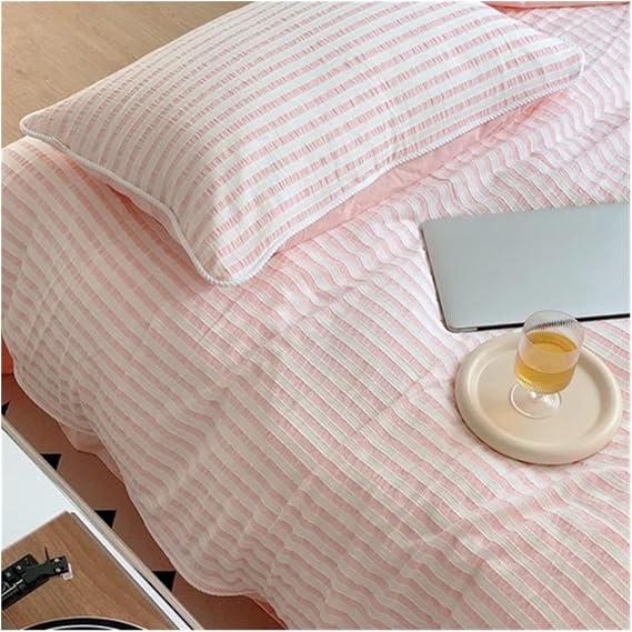 Bed, Cotton 4 Piece Soft Skin Friendly Fabric Duvet Cover Set Comfortable Bedding Set