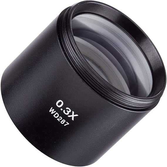 Parco Scientific PAF03 0.3X Barlow Lens for Stereo/Industrial Microscopes (48mm) (Suitable for PA-1F PA -2F PA -3F PA -5F PA -7F PA -8F PA -9F Series)