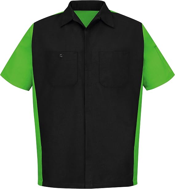 Red Kap Short Sleeve Two-Tone Crew Shirt