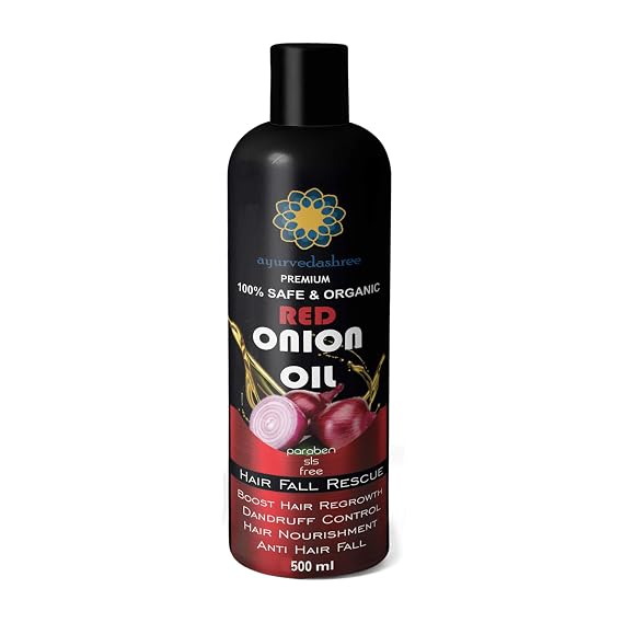 AYURVEDASHREE Red Onion Hair Oil - 500 Ml