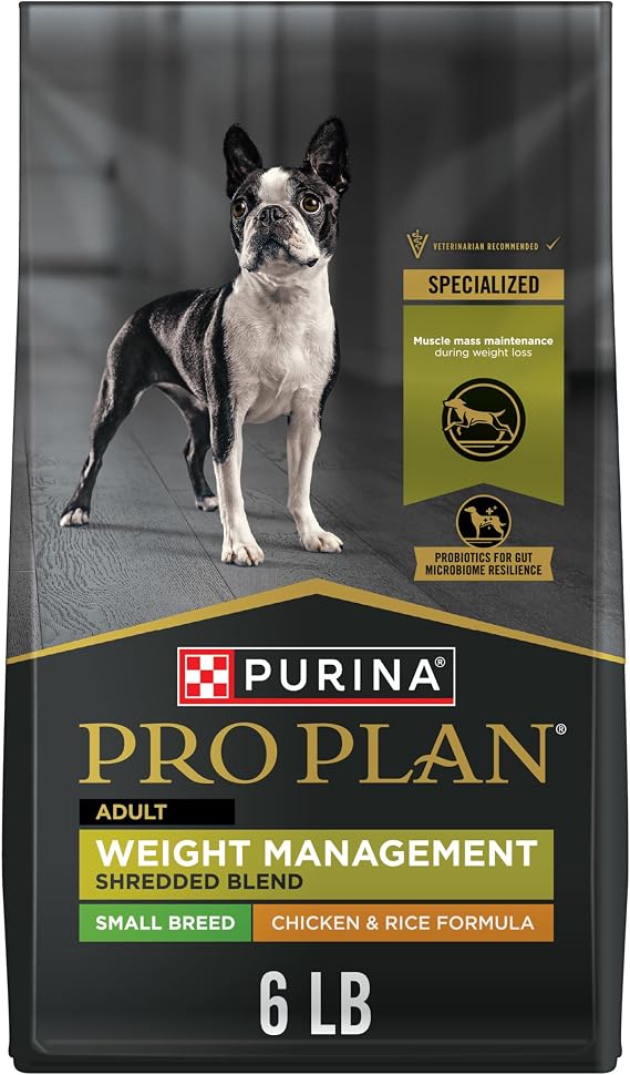 Purina Pro Plan Small Breed Weight Management Dry Dog Food, 6 lb Bag