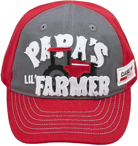 Case IH Toddler Papa's Farmer Cap - Officially Licensed Red