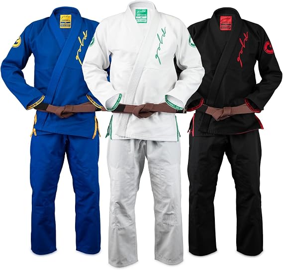 Gold BJJ Comp380 Gi - Lightweight IBJJF Legal Jiu Jitsu Gi for Men and Women (White, A0)