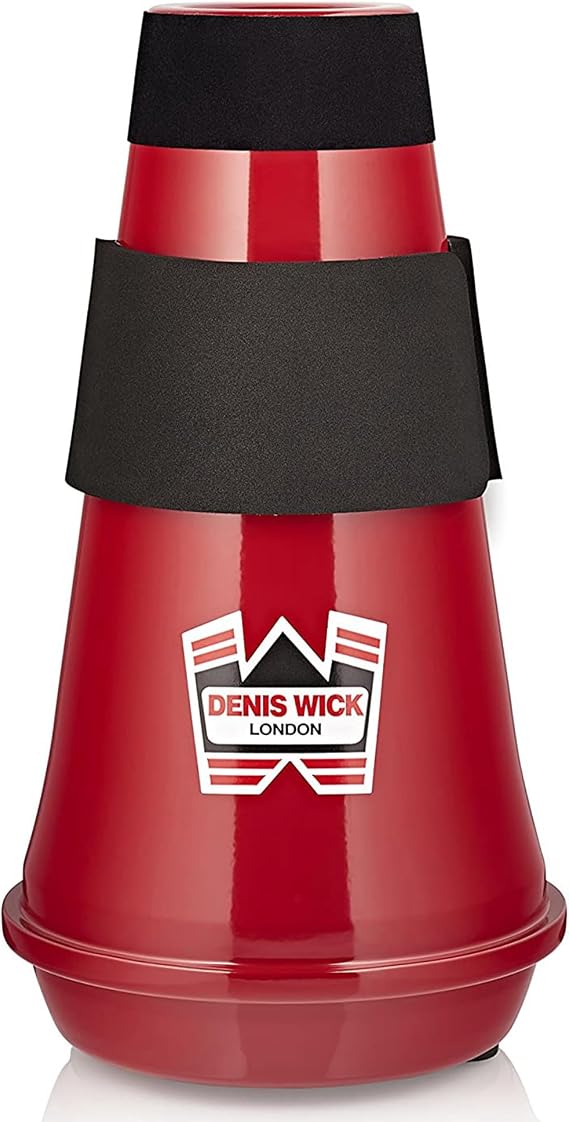 Denis Wick 5587 Travel Mute for Euphonium, Burgundy Polyester Coated Aluminium